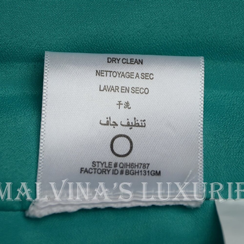 BCBG BCBGMAXAZRIA DRESS TIERED POPLIN SWEETHEART BODICE STRAPLESS US sz 2 - Picture 7 of 7